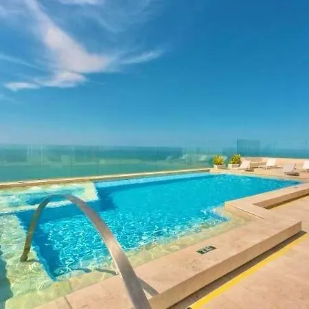 Apartamento Duplex Piso 34 Frente Al Mar Cartagena Exterior foto