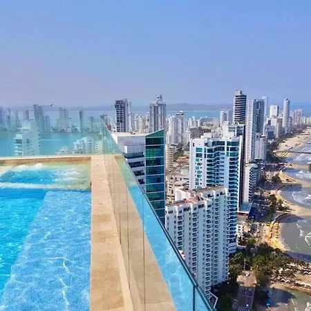 Apartamento Duplex Piso 34 Frente Al Mar Cartagena Exterior foto